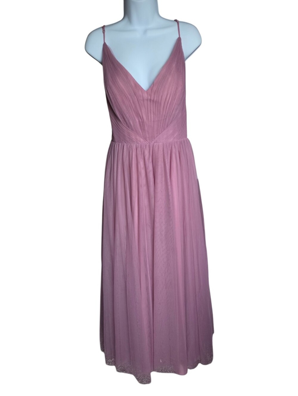 Revelry Penelope Tulle Dress - Muted Pink - Size 12